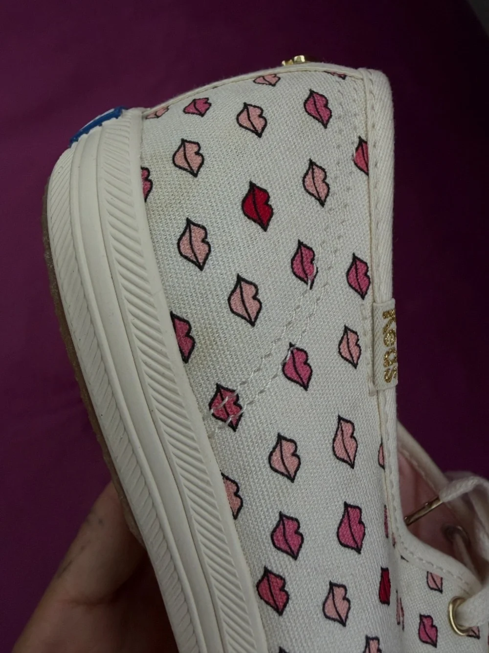 Keds x Kate Spade New York Champion Lips Sneakers Women’s 8.5
